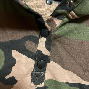 Camouflage Hooded Sweatshirt